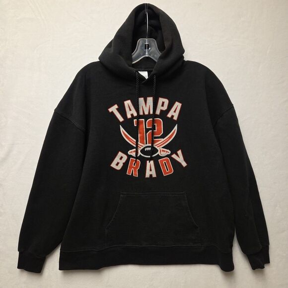 Unbranded Other - Tampa Bay 12 Brady Hoodie Sweatshirt XL Black Football